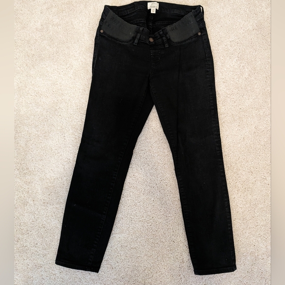 J. Crew Maternity Toothpick Black Jeans - Picture 4 of 5